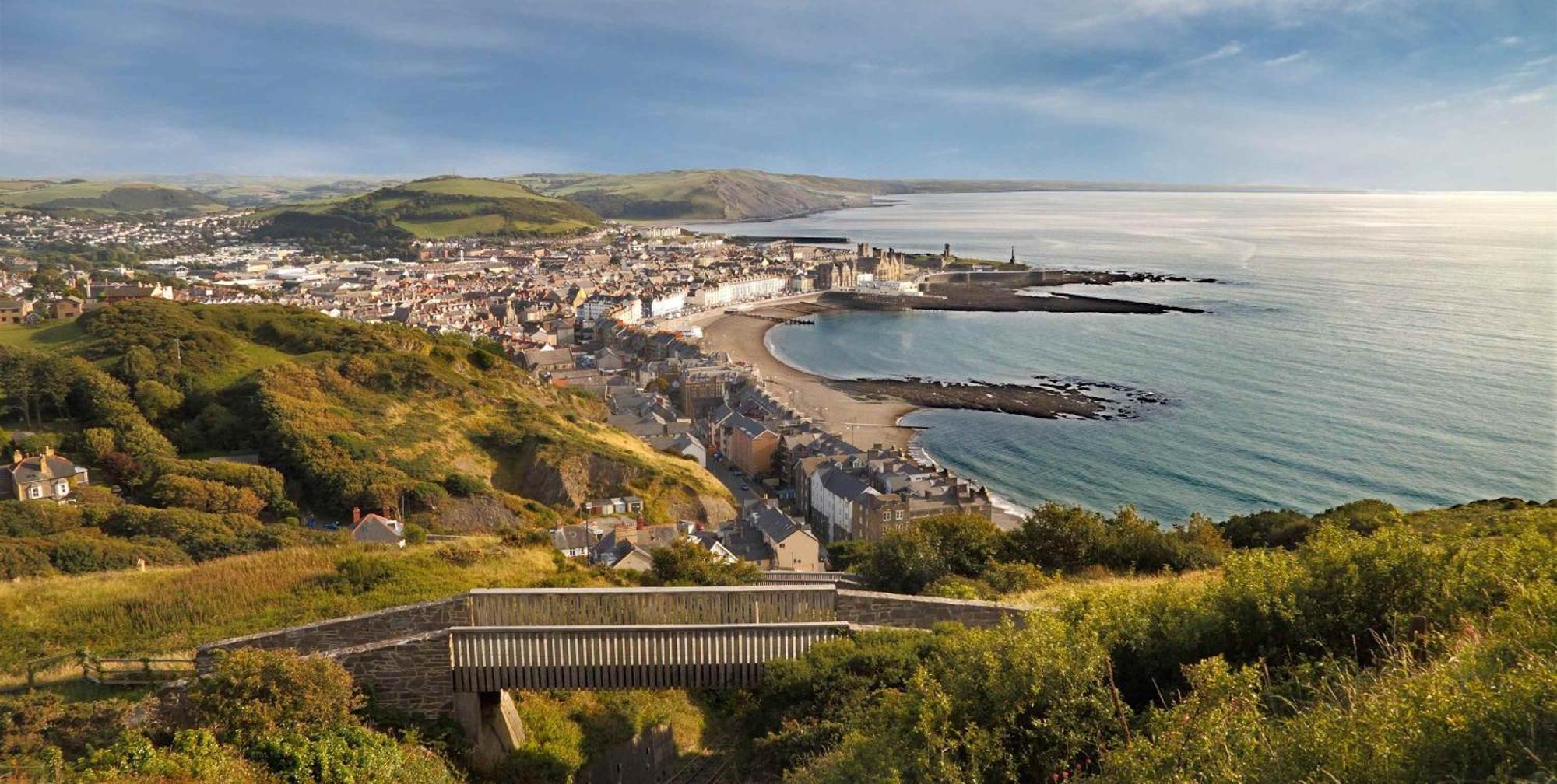 Spacious Luxury Escape With Sea Views And Pet Friendly At Clarach Bay Villa Aberystwyth Exterior photo